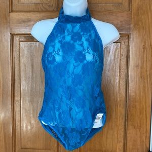 Women’s NWT Fredricks lace one piece lingerie -L